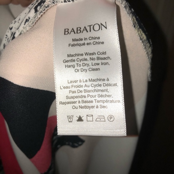 Babaton Modern Art Print Dress - Picture 6 of 7